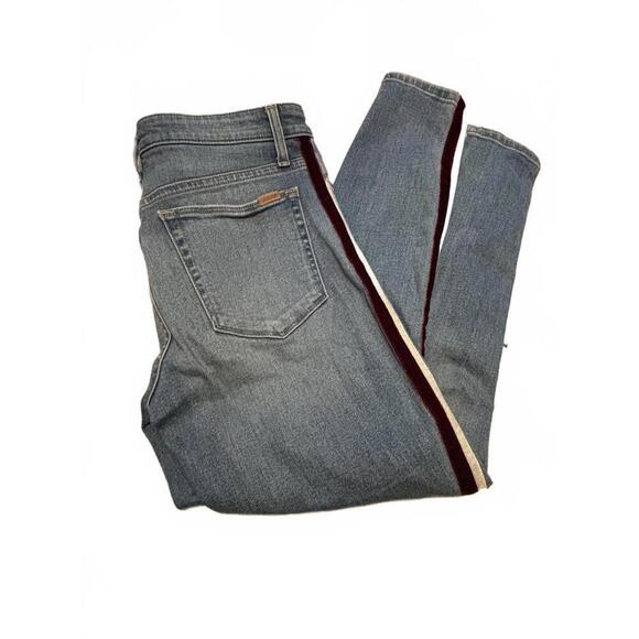 JOE’S JEANS Charlie Velvet Stripe High Rise Skinny Jeans 27 - Picture 2 of 7